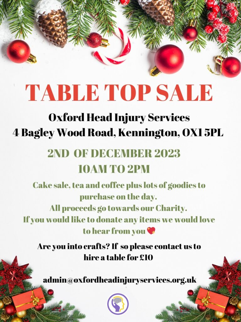Table Top Sale at the Arc on 2 December